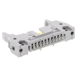 Amphenol Communications Solutions Quickie Series 20 Contact Straight Through Hole PCB Header, 2 Row, 2.54 mm 71918-120LF