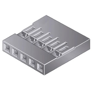 Amphenol Communications Solutions Mini-PV Female Connector Housing 2.54 mm Pitch 3 Way 1 Row Straight 65039-034ELF