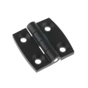 RS PRO Butt Hinge Stainless Steel, Glass Reinforced Nylon Polyamide Matt Finish 50 mm x 50 mm x 5.9 mm 770-3018