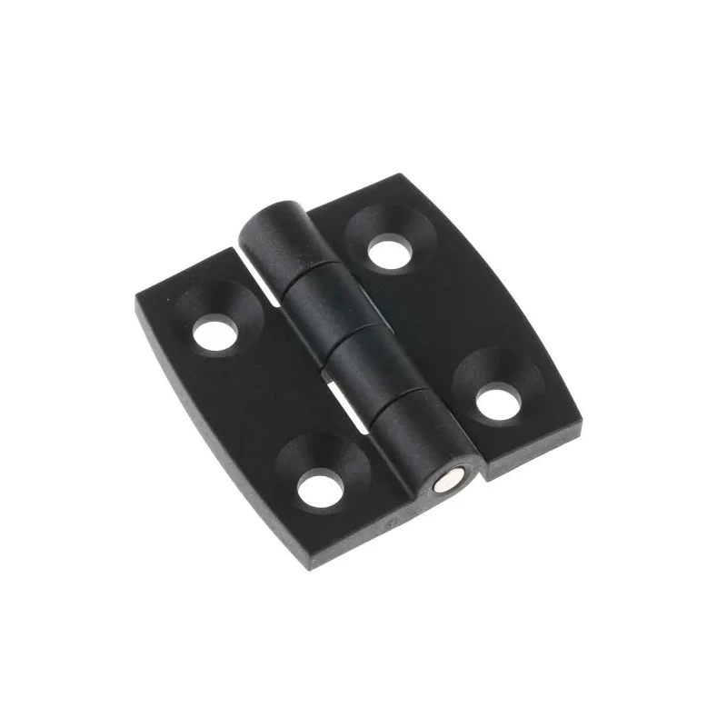 RS PRO Butt Hinge Stainless Steel, Glass Reinforced Nylon Polyamide Matt Finish 50 mm x 50 mm x 5.9 mm 770-3018