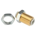 SMC Pneumatic Fitting Bulkhead Union Brass 6 mm Push-in Connections M14 x 1 Thread KQ2E06-00A