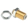 SMC Pneumatic Fitting Bulkhead Union Brass 6 mm Push-in Connections M14 x 1 Thread KQ2E06-00A