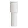 SMC Polybutylene Pneumatic Straight Tube-to-Tube Adapter Fitting 1/8 in Push-in to 1/4 in Push-in KQ2R01-07A