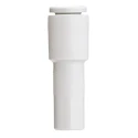 SMC Polybutylene Straight Tube-to-Tube Pneumatic Fitting, 6 mm Plug-In to 10 mm Push-in, 10 bar Max Pressure KQ2R06-10A