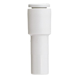 SMC Polybutylene Straight Tube-to-Tube Pneumatic Fitting, 6 mm Plug-In to 10 mm Push-in, 10 bar Max Pressure KQ2R06-10A