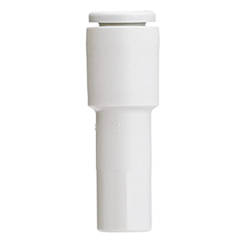 SMC Polybutylene Straight Tube-to-Tube Pneumatic Fitting, 6 mm Plug-In to 10 mm Push-in, 10 bar Max Pressure KQ2R06-10A