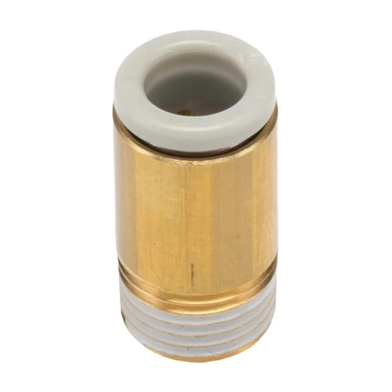 SMC Pneumatic Fitting 6mm Push-in Male Threaded-to-Tube 1/8 in R Electroless Nickel Plated Brass KQ2S06-01AS