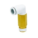 SMC Brass Pneumatic Fitting Male R 1/8 In Threaded-to-Tube Push-in 6mm Connection KQ2W06-01AS