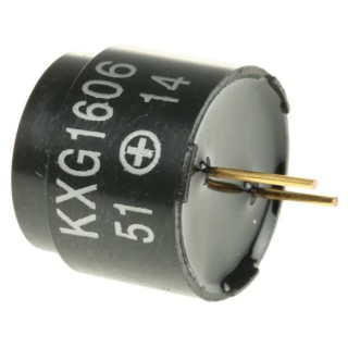 Kingstate 92 dB PCB Magnetic Buzzer Component External Drive 16 mm Diameter 14 mm Height 3 V dc Min 12 V dc Max KXG1606