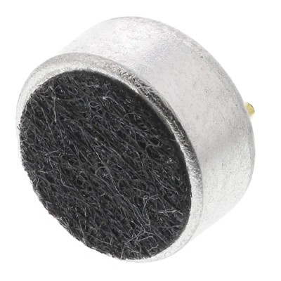 RS PRO Omni-Directional Through Hole 6 mm Microphone Condenser, Sensitivity -38dB, 2V DC, 2.2kΩ Output Impedance 771-7011