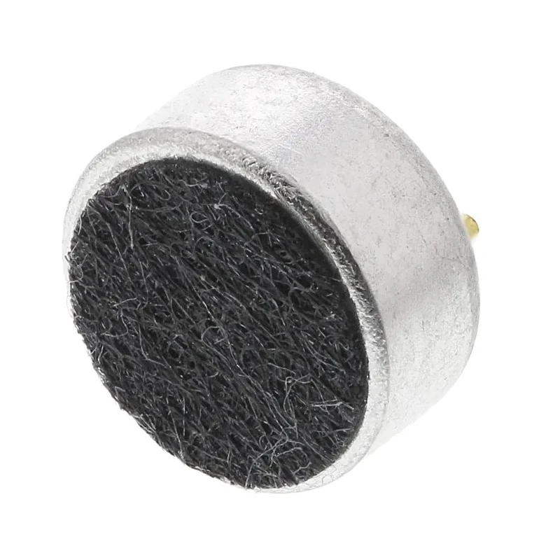 RS PRO Omni-Directional Through Hole 6 mm Microphone Condenser, Sensitivity -38dB, 2V DC, 2.2kΩ Output Impedance 771-7011