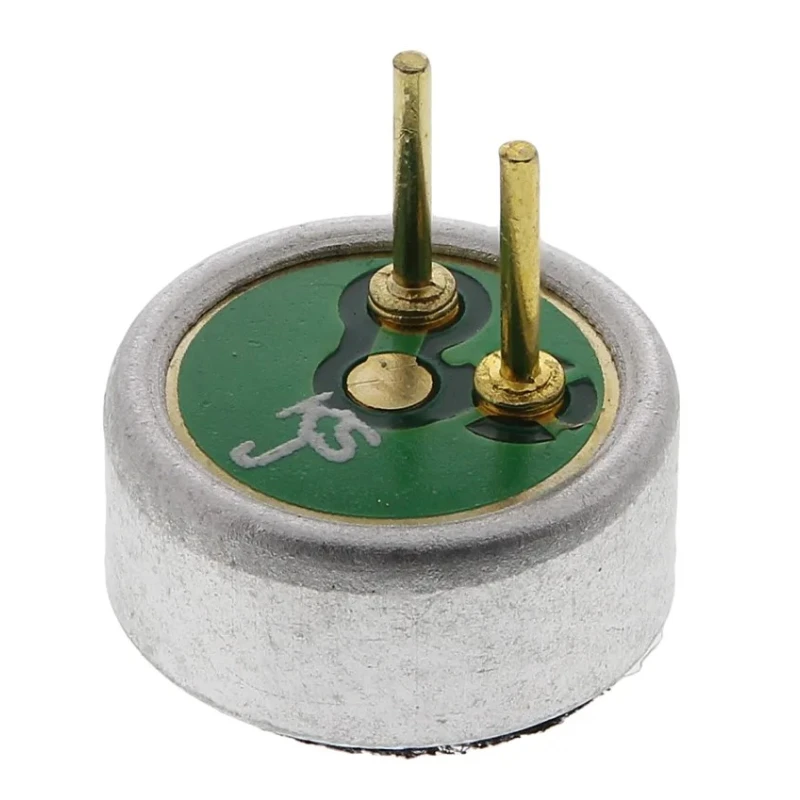 RS PRO Omni-Directional Through Hole 6 mm Microphone Condenser, Sensitivity -38dB, 2V DC, 2.2kΩ Output Impedance 771-7011