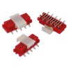 Wurth Elektronik PCB Socket Right Angle Surface Mount 4-Contact 2 Row 2.54 mm Pitch 100V 1.5A 690367280476