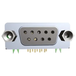 Wurth Elektronik 618 9 Way Right Angle Through Hole D-Sub Connector with Hex Screw Female 618009231121