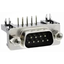Wurth Elektronik 618 9 Way Right Angle Through Hole D-Sub Connector with 4 to 40 UNC Threaded Insert Male 618009231221
