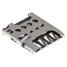 Molex Micro SIM 6 Way Right Angle Push Pull Memory Card Connector Solder 78727-0001