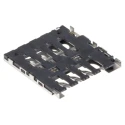 Molex Micro SIM 6 Way Right Angle Push Pull Memory Card Connector Solder 78727-0001