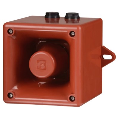 e2s Siren 24V DC Surface Mount IP66 105 dB @ 1m ABS Housing A105NAXDC024R