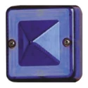 e2s ST Series Blue Flashing, Steady Effect LED Beacon, 24V DC, IP66 ST-L101HDC24A1B