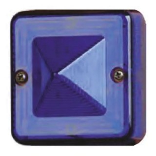 e2s ST Series Blue Flashing, Steady Effect LED Beacon, 24V DC, IP66 ST-L101HDC24A1B