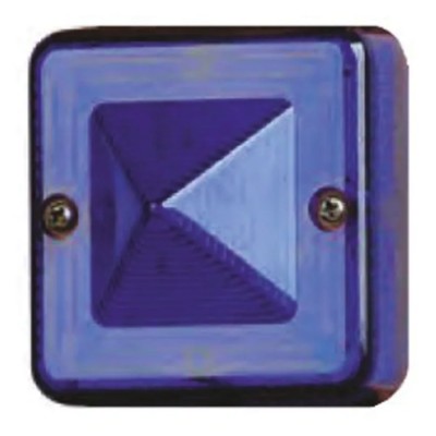 e2s ST Series Blue Flashing, Steady Effect LED Beacon, 24V DC, IP66 ST-L101HDC24A1B