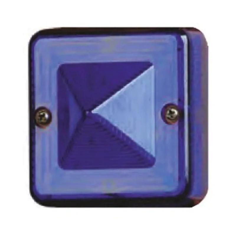 e2s ST Series Blue Flashing, Steady Effect LED Beacon, 24V DC, IP66 ST-L101HDC24A1B
