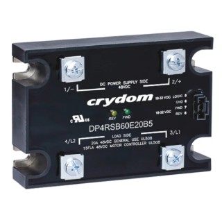 Crydom DP Series Solid State Relay Panel Mount, 20 A Load, 48 V dc Load, 32 V dc Control DP4R60E20