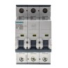 Siemens SENTRON Miniature Circuit Breaker 3-Pole 6A Type D 400V AC 60V DC 10 kA Breaking Capacity 5SY4306-8