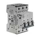 Siemens SENTRON Miniature Circuit Breaker 3-Pole 6A Type D 400V AC 60V DC 10 kA Breaking Capacity 5SY4306-8