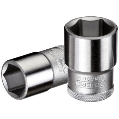 Gedore 1/2 in Drive 10 mm 6 Point Square Socket 38mm Overall Length 19 10