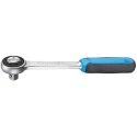 Gedore 3/8 in Ratchet with Ratchet Handle, Chrome Vanadium Steel, Chrome Finish, 200mm Overall Length 3093 Z-94