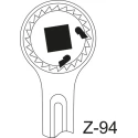 Gedore 3/8 in Ratchet with Ratchet Handle, Chrome Vanadium Steel, Chrome Finish, 200mm Overall Length 3093 Z-94