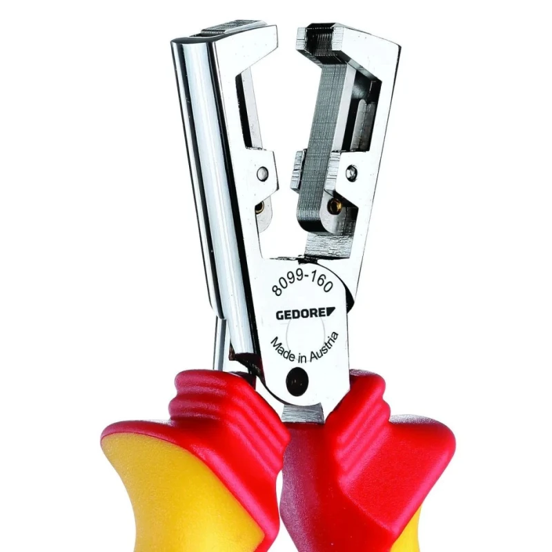 Gedore VDE 8099 H Series Ethernet Stripping Pliers, 0.5 to 5 mm² Range, 160mm Length, Chrome Plated VDE 8099-160 H