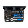 Gedore 40-Piece 1/4 in Hexagon Short Chrome Vanadium Steel Socket Set D 20 TMU-10