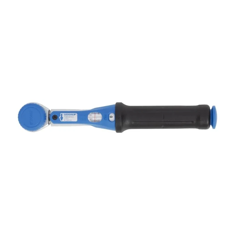 Gedore Click Torque Wrench, Mechanical, 1 To 5 Nm Torque Range, Square 1/4 in Drive, 224mm Length, Satin Chrome Steel 4549-00