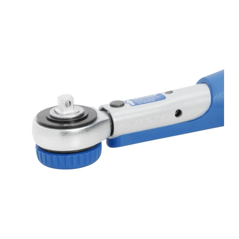 Gedore Click Torque Wrench, Mechanical, 1 To 5 Nm Torque Range, Square 1/4 in Drive, 224mm Length, Satin Chrome Steel 4549-00