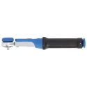 Gedore Click Torque Wrench, Mechanical, 1 To 5 Nm Torque Range, Square 1/4 in Drive, 224mm Length, Satin Chrome Steel 4549-00