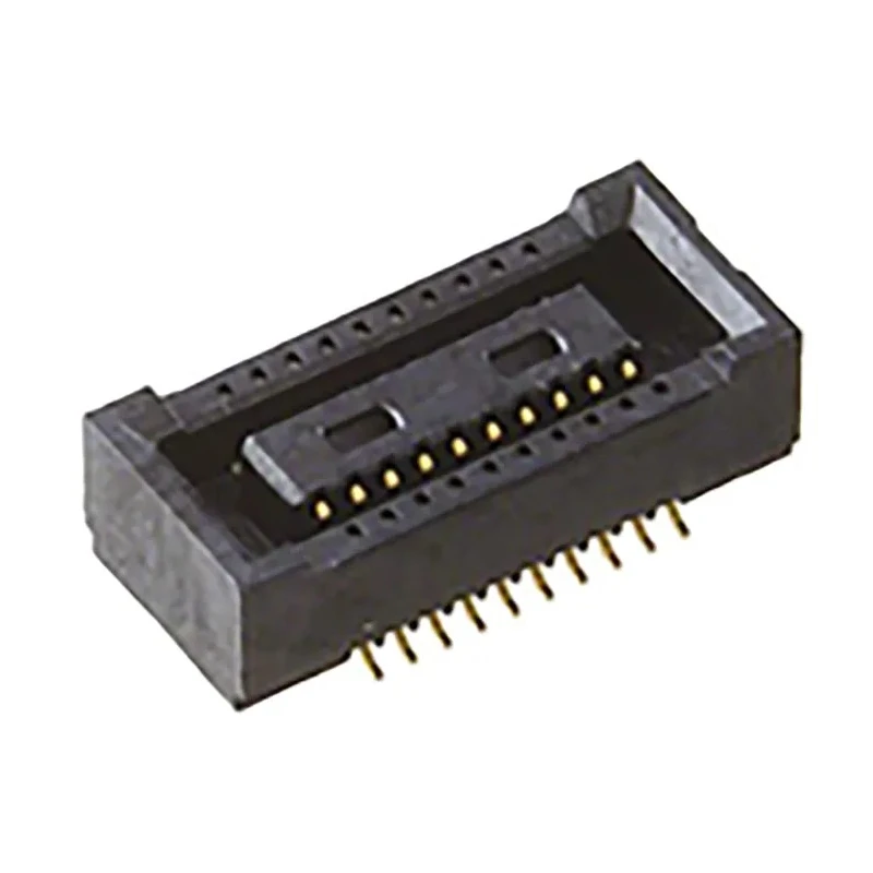 Hirose DF40 Series Straight Surface PCB Socket, 20-Contact, 2 Row, 0.4 mm Pitch, 4 mm Stacking Height 