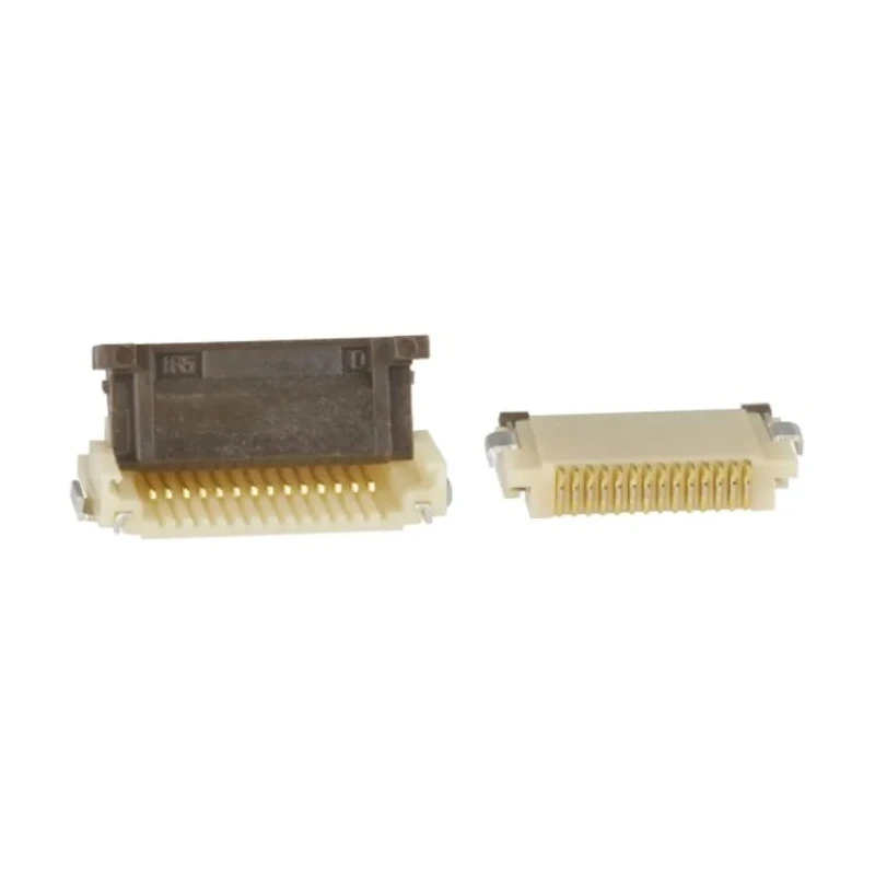 Hirose FH12 0.5 mm Pitch 14 Way Right Angle Female FPC Connector, Solder FH12