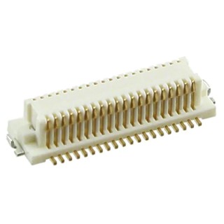 Hirose DF12 Series Straight Surface PCB Socket 40-Contact 2 Row 0.5 mm Pitch 50V 300mA 