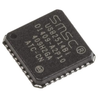 Microchip Transceiver IC USB2514BI-AEZG 1-Channel 480 Mbps USB 2.0 3.3V-3.6V 36-Pin QFN