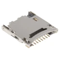 Hirose DM3 8 Way Right Angle Hinged MicroSD Memory Card Connector, Surface Mount, Gold Plated Contacts DM3CS-SF