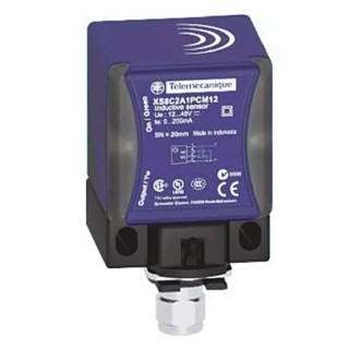 Telemecanique Sensors Block Inductive Proximity Sensor PNP 48V dc 40mm Detection XS8C2A4PCM12