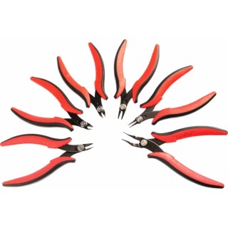 RS PRO 6-Piece SMT Plier Set Precision Ground Jaws Ergonomic Handles 663-049