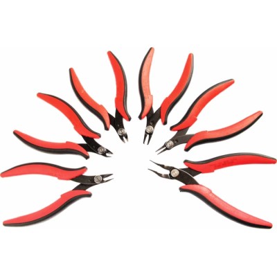 RS PRO 6-Piece SMT Plier Set Precision Ground Jaws Ergonomic Handles 663-049