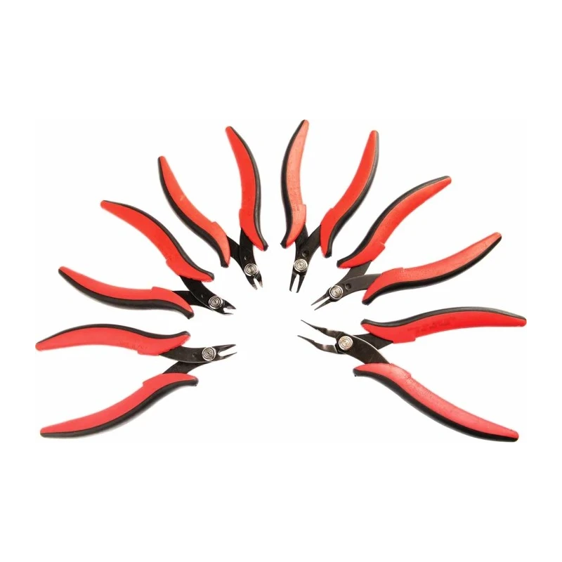 RS PRO 6-Piece SMT Plier Set Precision Ground Jaws Ergonomic Handles 663-049