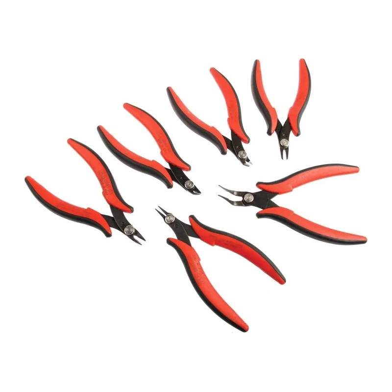 RS PRO 6-Piece SMT Plier Set Precision Ground Jaws Ergonomic Handles 663-049
