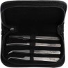 RS PRO 120mm Stainless Steel ESD Safe Tweezer Set 663-055