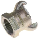 RS PRO Iron Pneumatic Quick Connect Coupling 1 in Female NPT Claw Coupling 10 bar Zinc Plated 773-0547