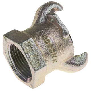 RS PRO Iron Pneumatic Quick Connect Coupling 1 in Female NPT Claw Coupling 10 bar Zinc Plated 773-0547